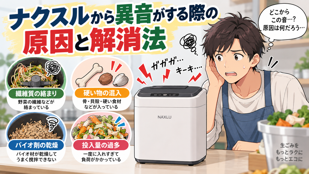 ナクスルから異音がする際の原因と解消法