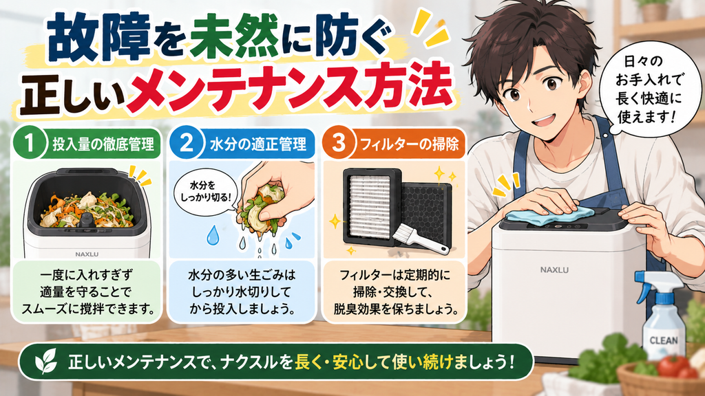 故障を未然に防ぐ正しいメンテナンス方法